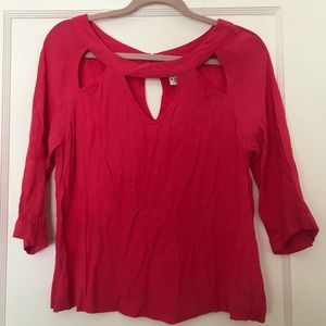 UO Laser Cut Blouse